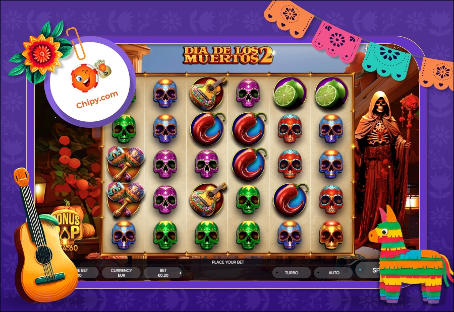 Vista general del juego Dia de Los Muertos